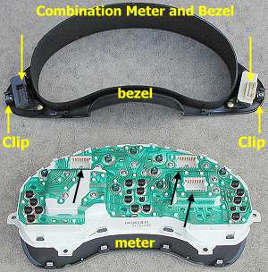 Combination meter back