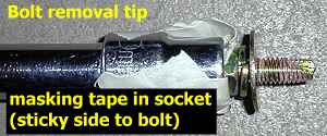 Bolt removal tip