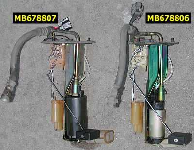 Fuel pump assembly comparison 1