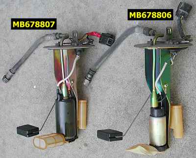 Fuel pump assembly comparison 2