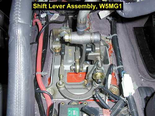 W5MG1 shift lever assembly 2