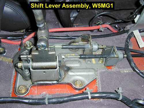 W5MG1 shift lever assembly 3