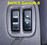 Knee protector - switch garnish B