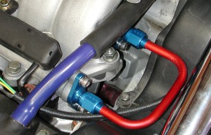 EK2MFG Fuel Rail Adapter Kit installed 2