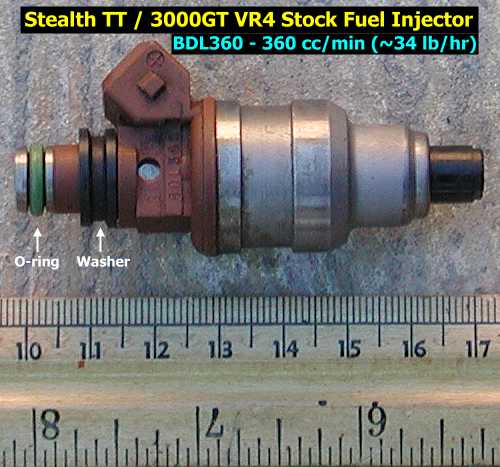 Stock fuel injector - side