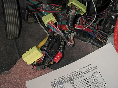 ECU connectors off ECU
