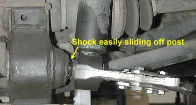 left rear shock lower mount