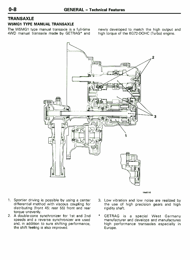 1991 Dodge Stealth Plymouth Laser Eagle Talon ELC-4 Transmission SERVICE Manual 